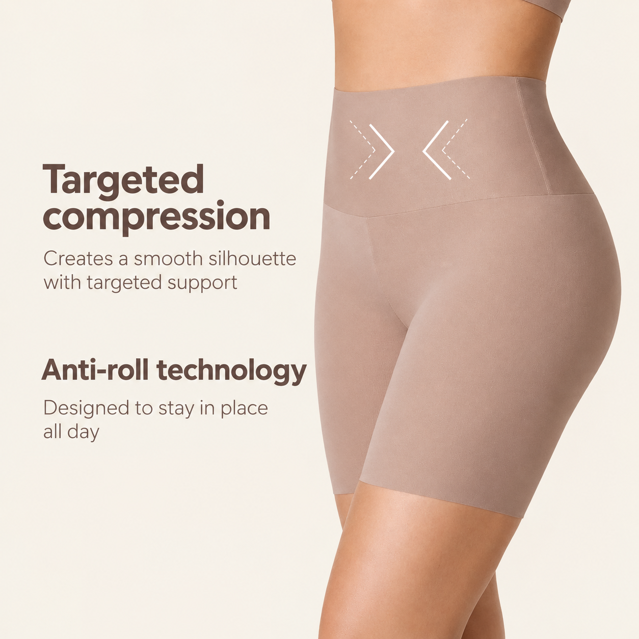 Anti-Roll Shaper Shorts