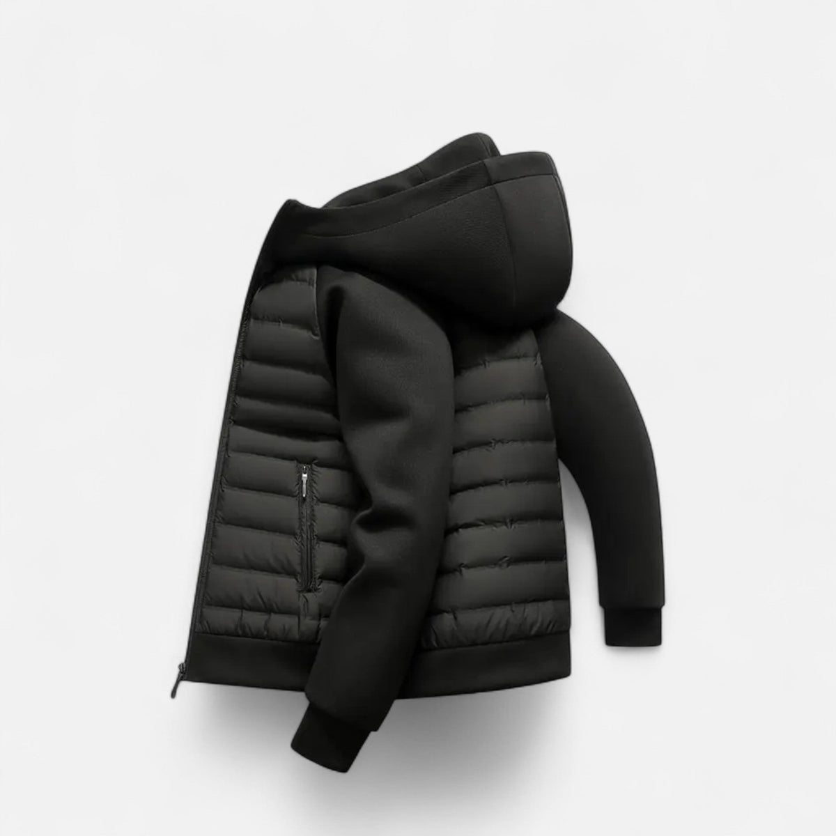 Men's Hooded Quilted Puffer Jacket