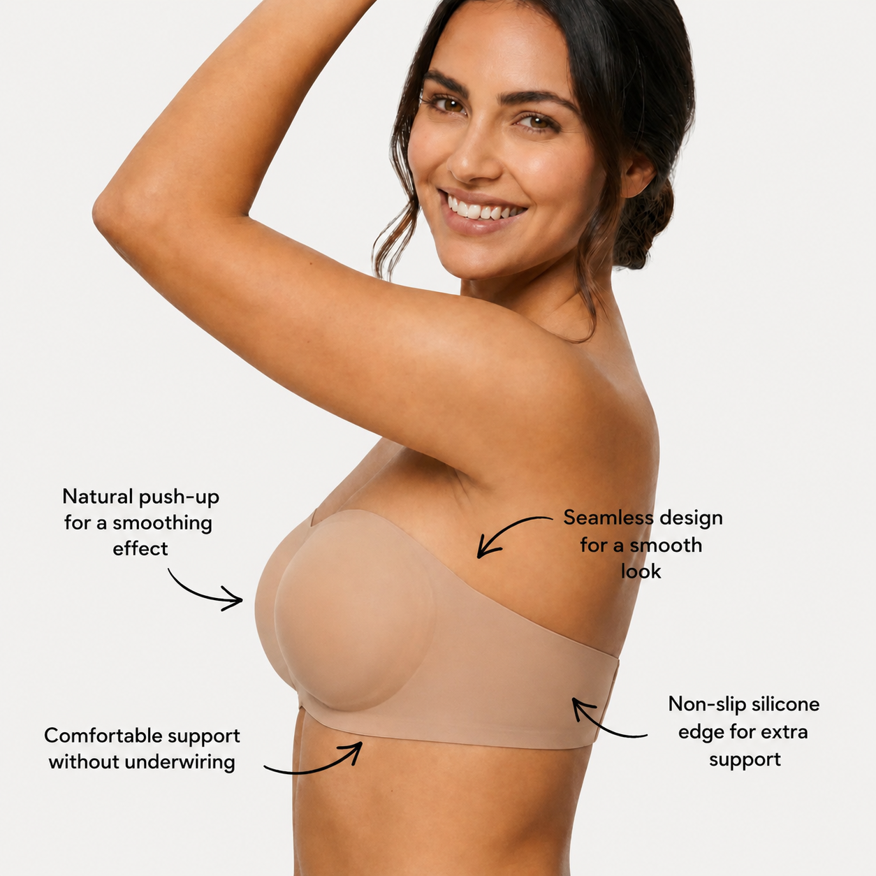 Bellara Sculpt™ | Invisible strapless bra
