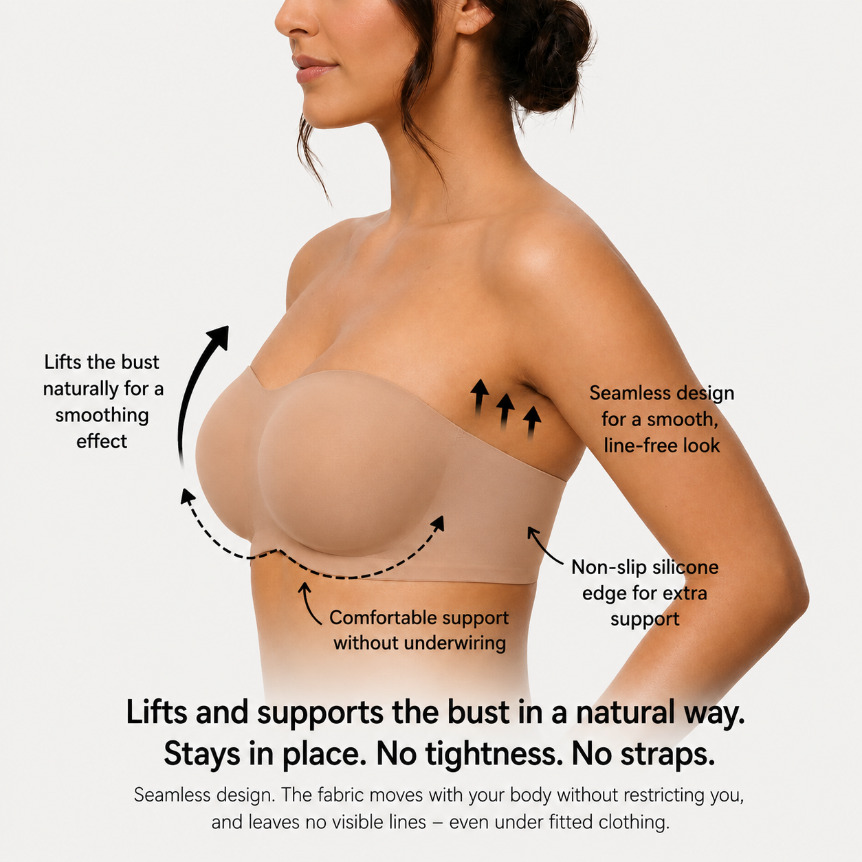 Bellara Sculpt™ | Invisible strapless bra