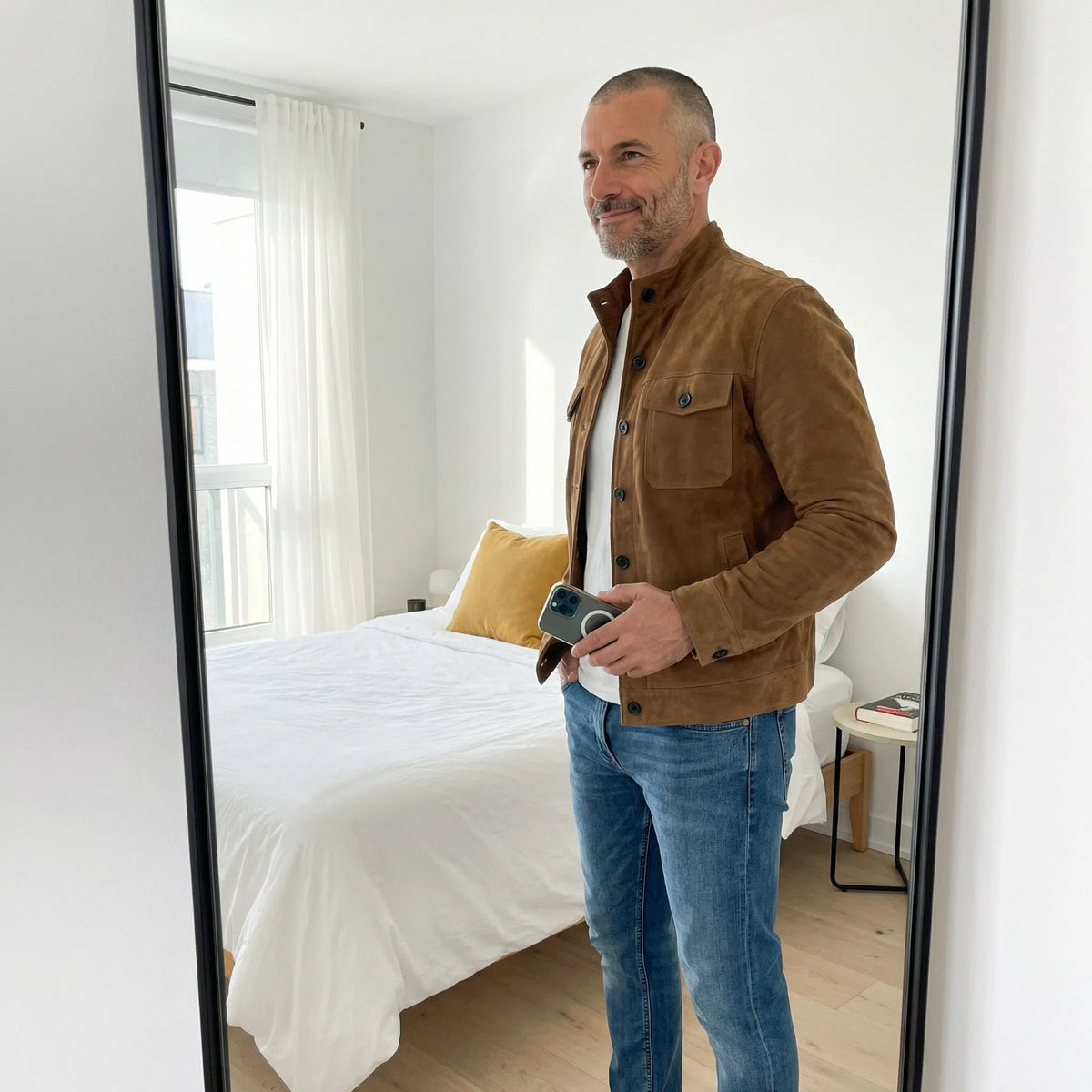 Jacob | Classic Pocket Suede-Look Jacket