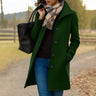 Women's Classic Mid-Length Single-Breasted Coat